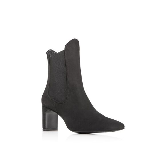 DORATEYMUR Womens Black Goring Comfort Square Toe Block...
